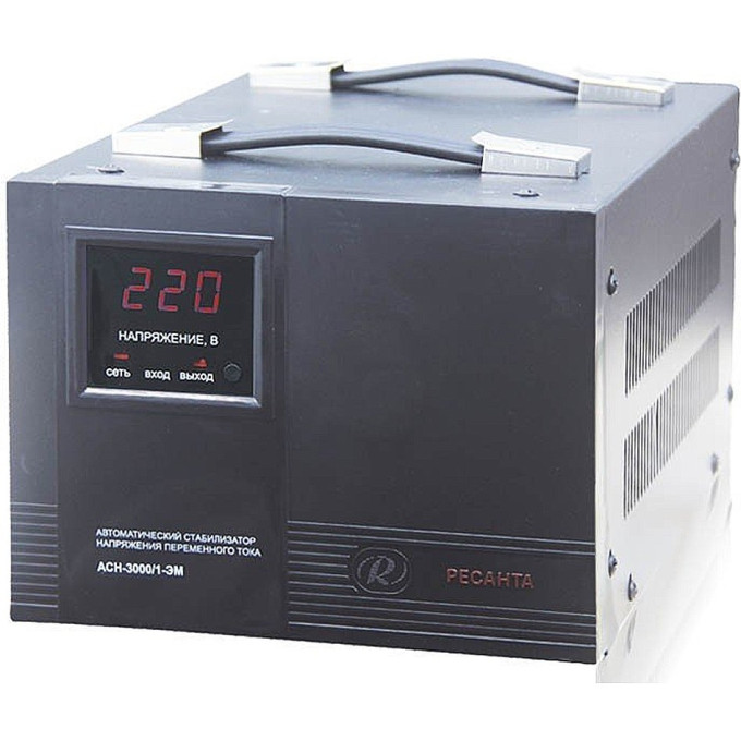 Стабилизатор напряжения РЕСАНТА АСН-3000/1-ЭМ 63/1/5